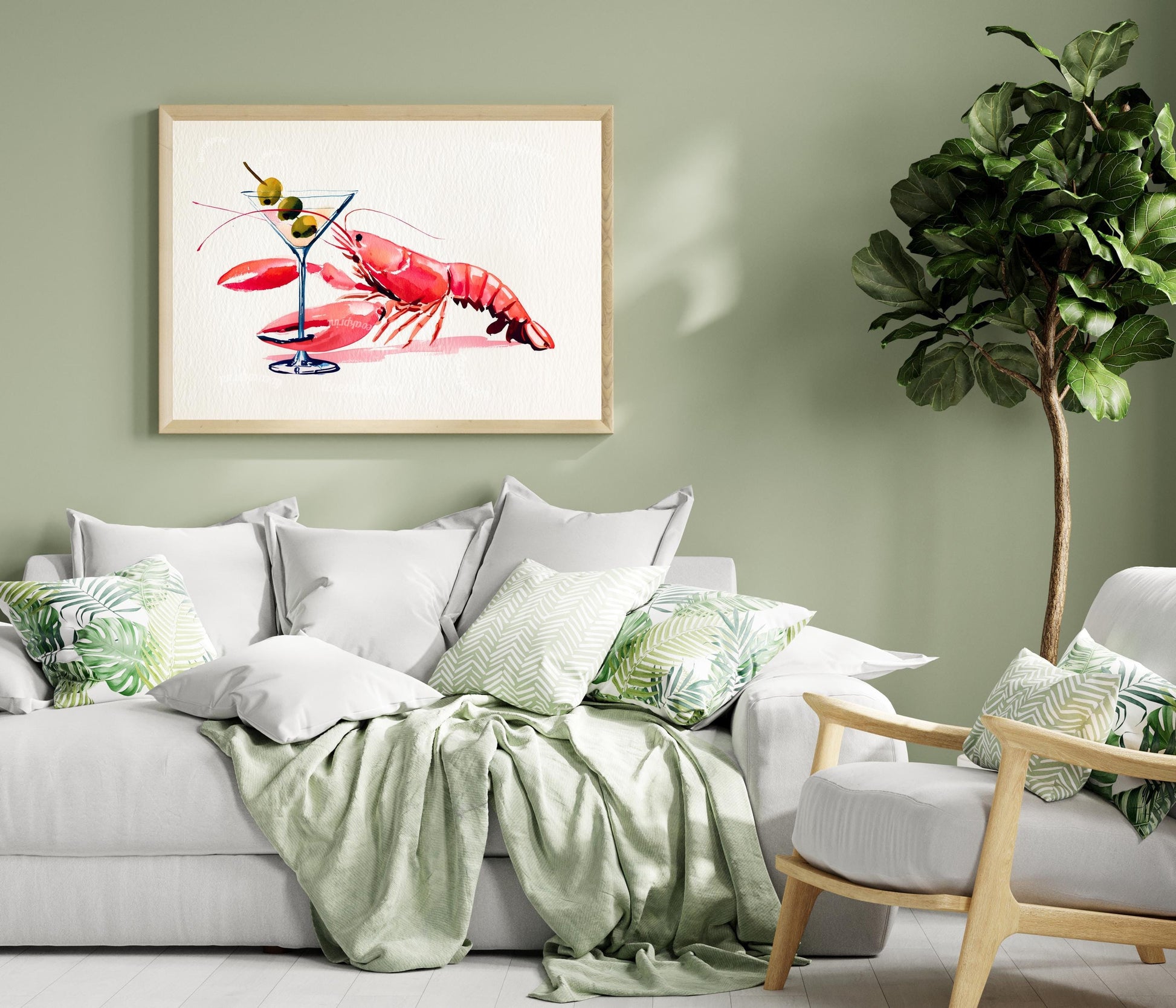 Lobster Wall Art Print