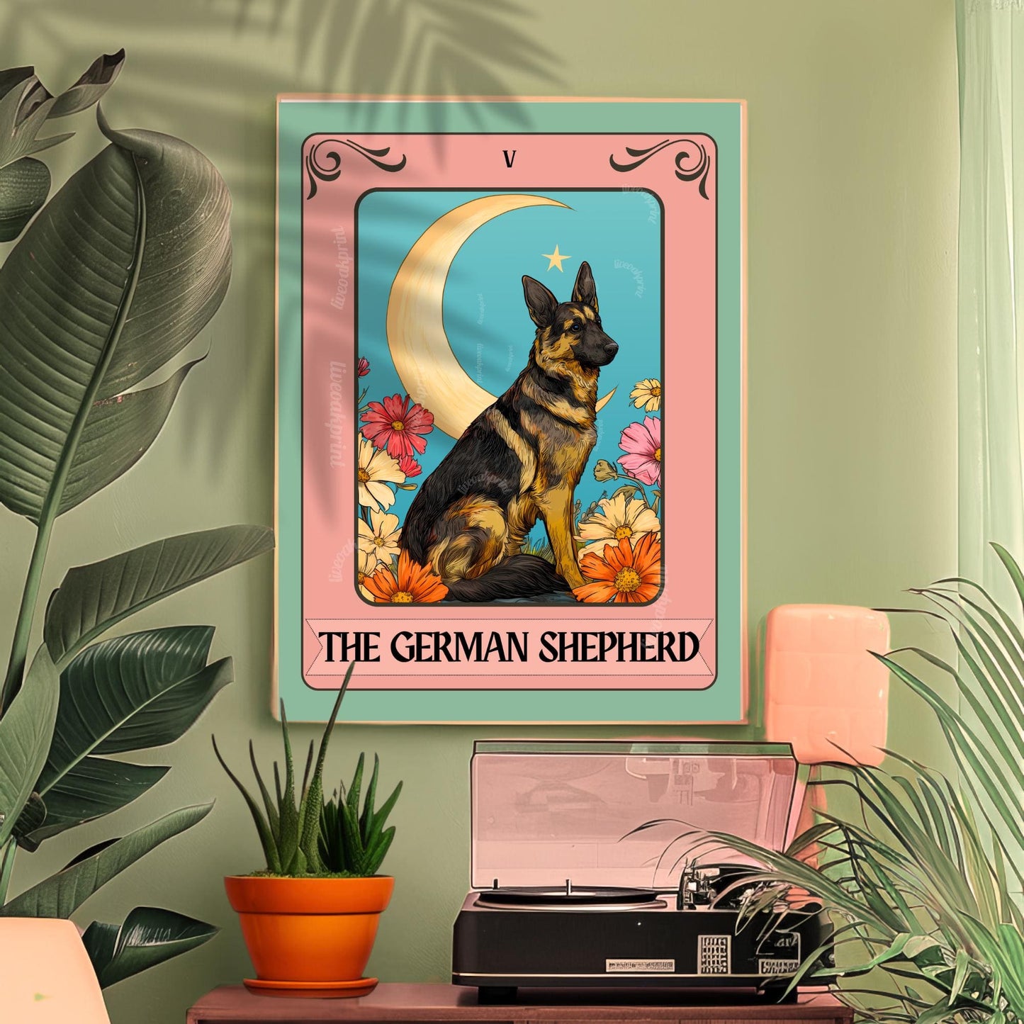 German Shepherd Wall Art