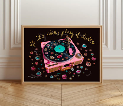 If It's Nice Play It Twice Horizontal