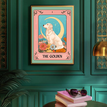The Golden Retriever Tarot Card (English Cream Addition)
