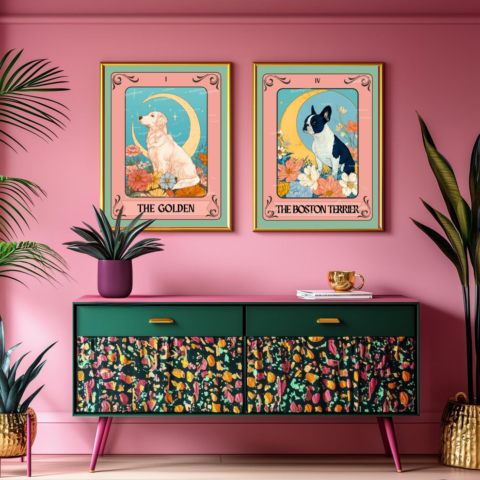 The Golden Retriever Tarot Card (English Cream Addition)