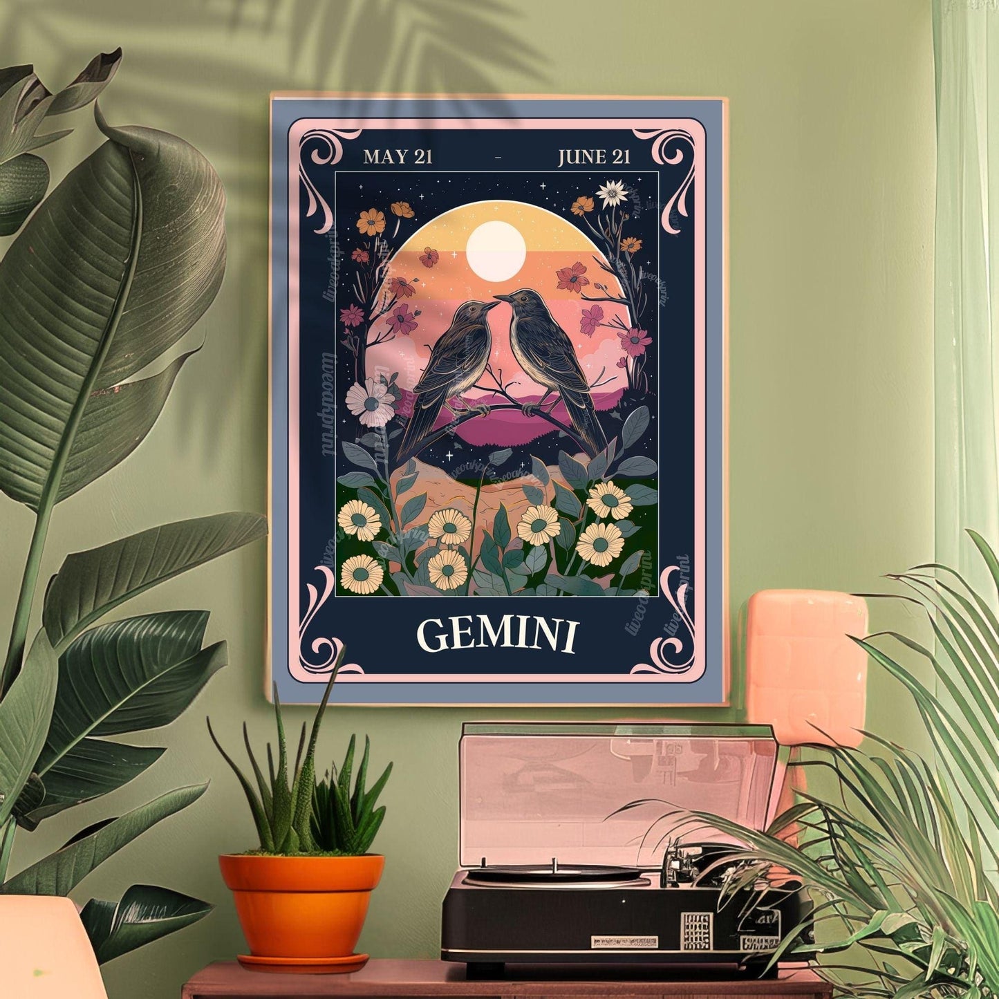 Gemini Tarot Print