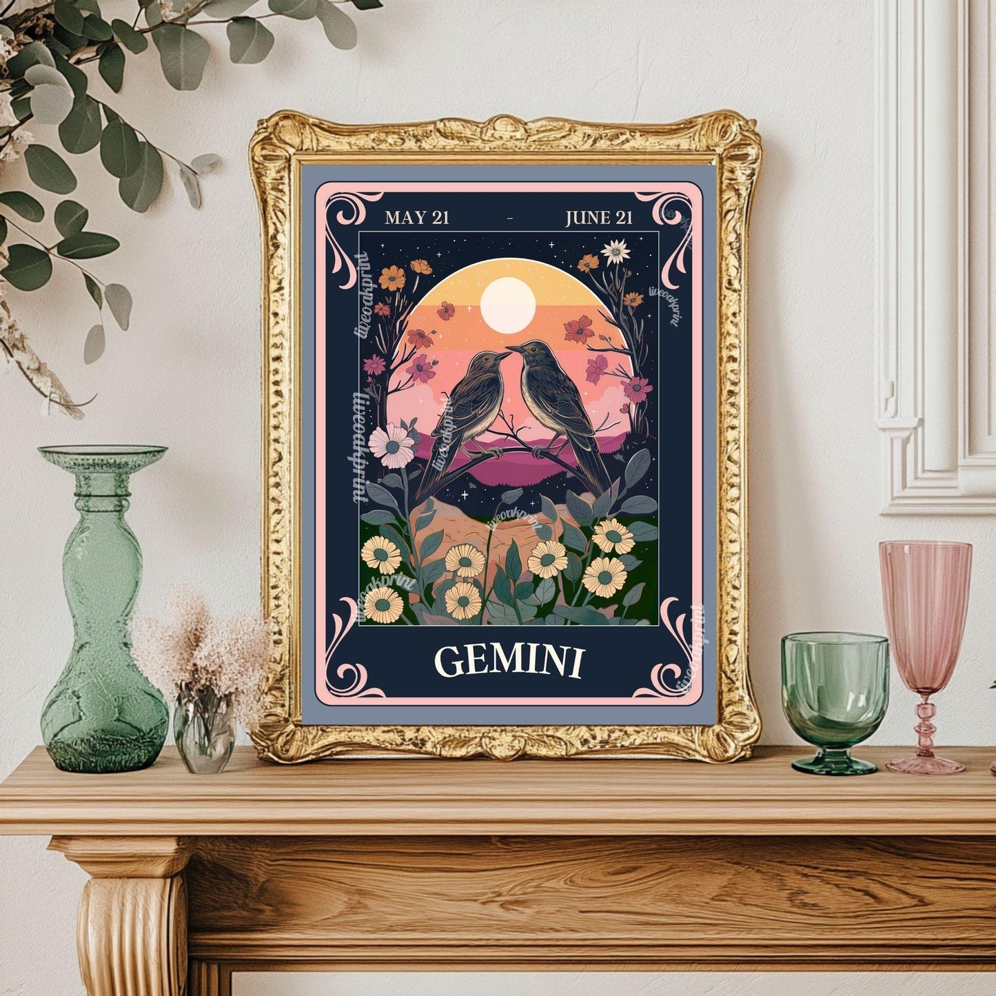 Gemini Tarot Print