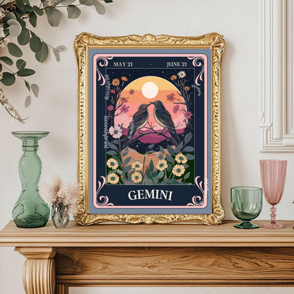 Gemini Tarot Print