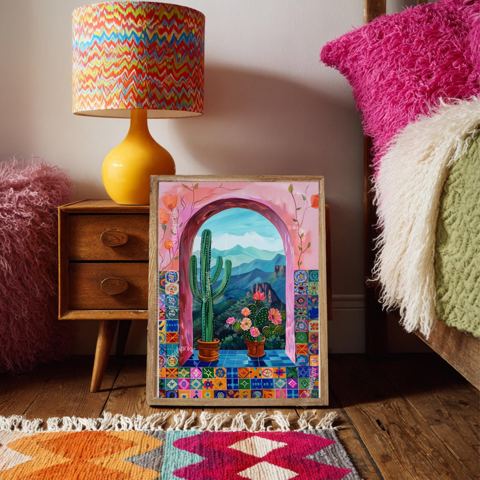 Mexican Cactus Print