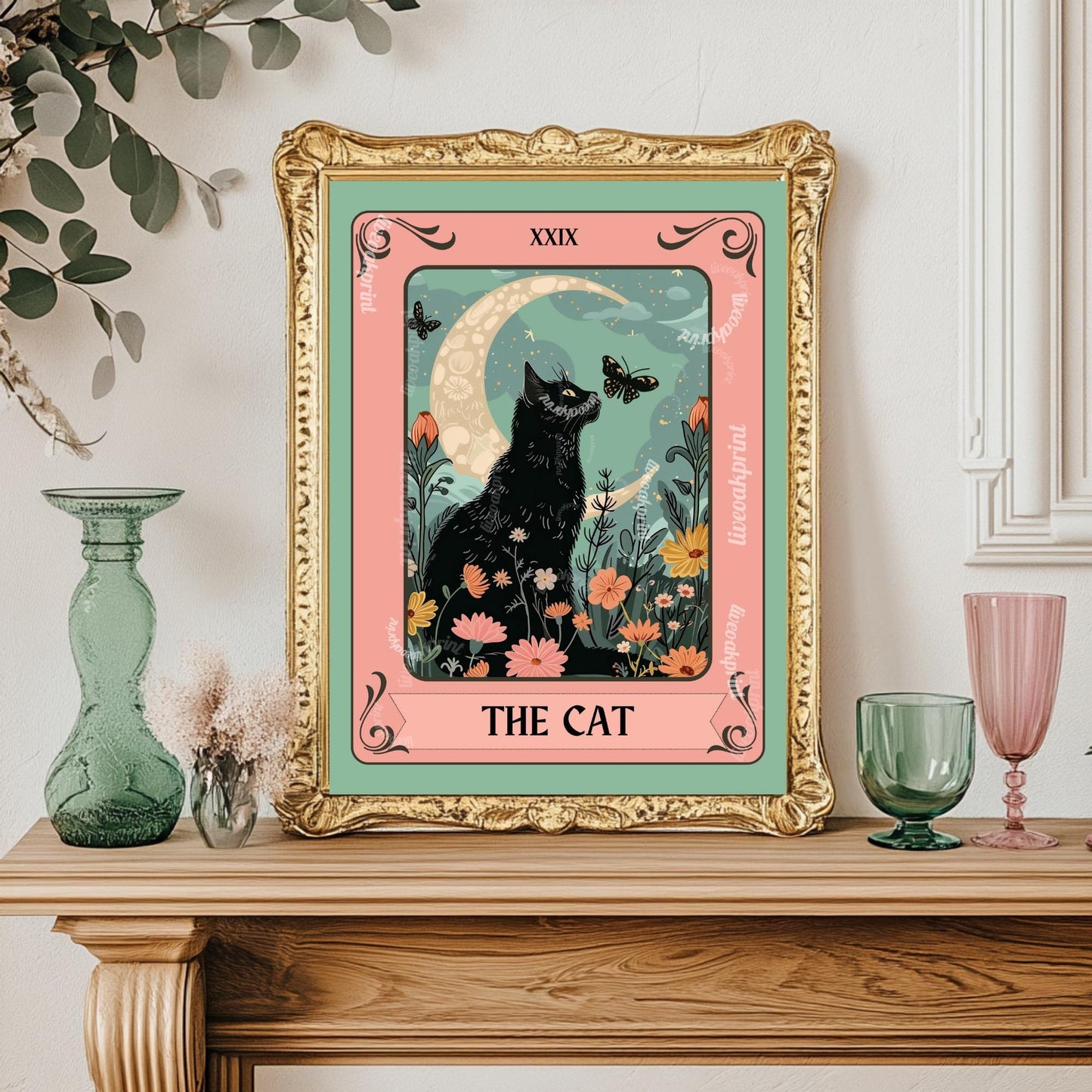 The Cat Tarot Print