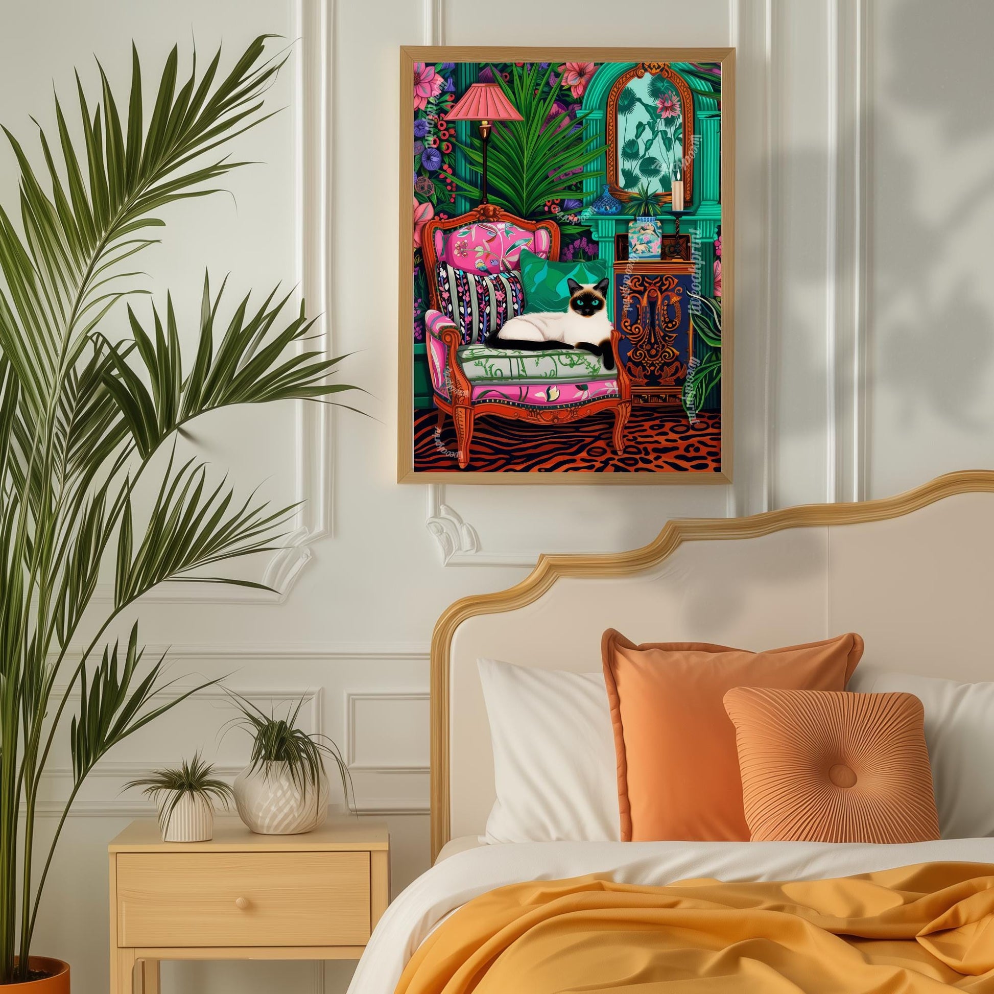 Siamese Cat Print