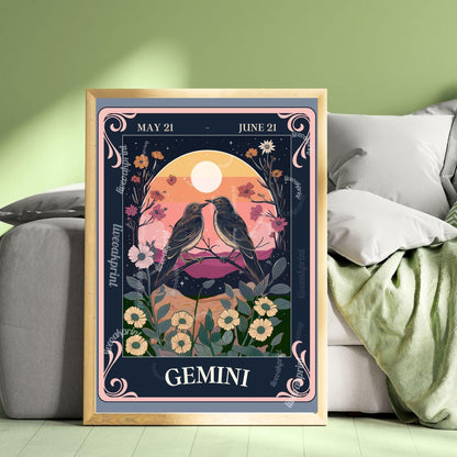 Gemini Tarot Print
