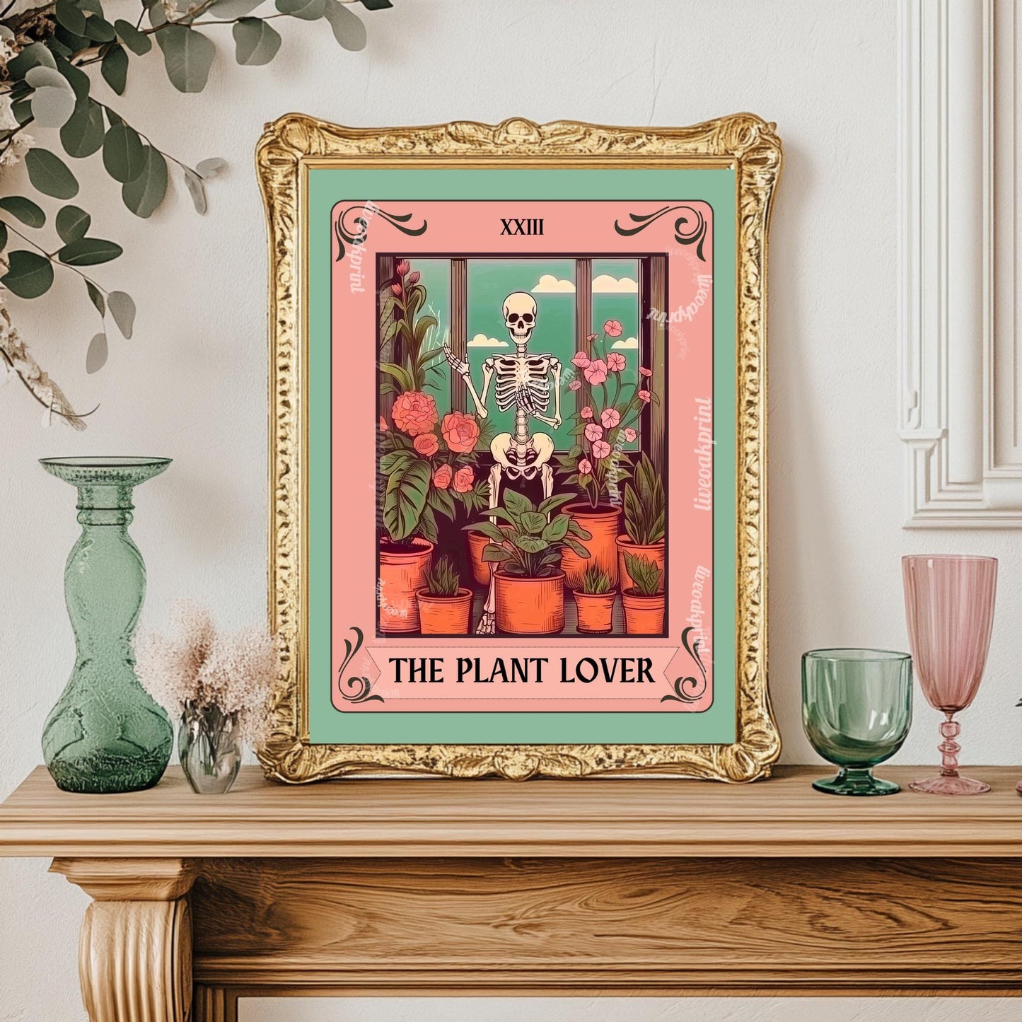 The Plant Lover Tarot Card