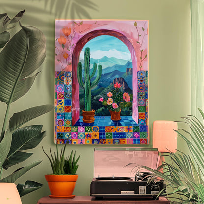 Mexican Cactus Wall Art