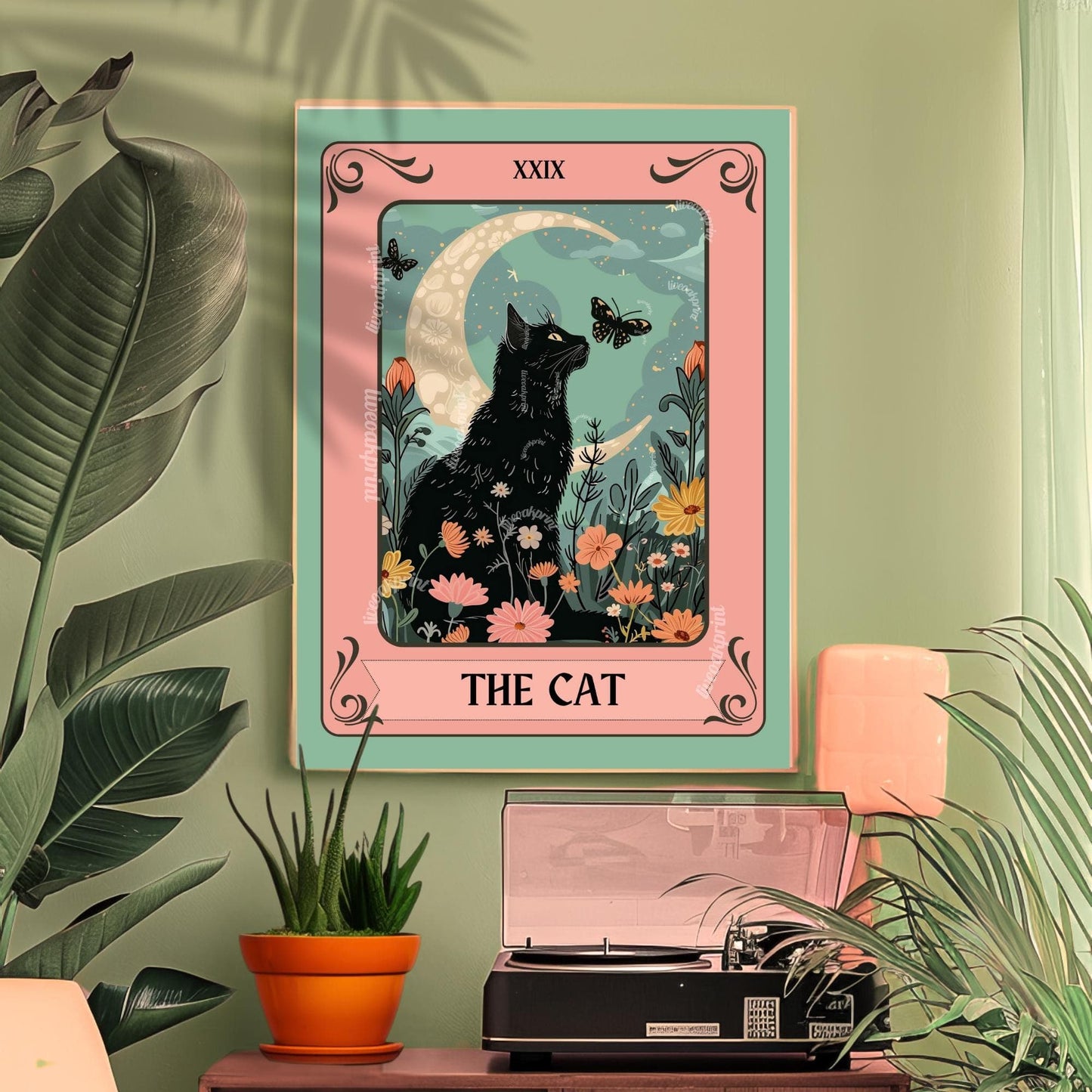 The Cat Tarot Print
