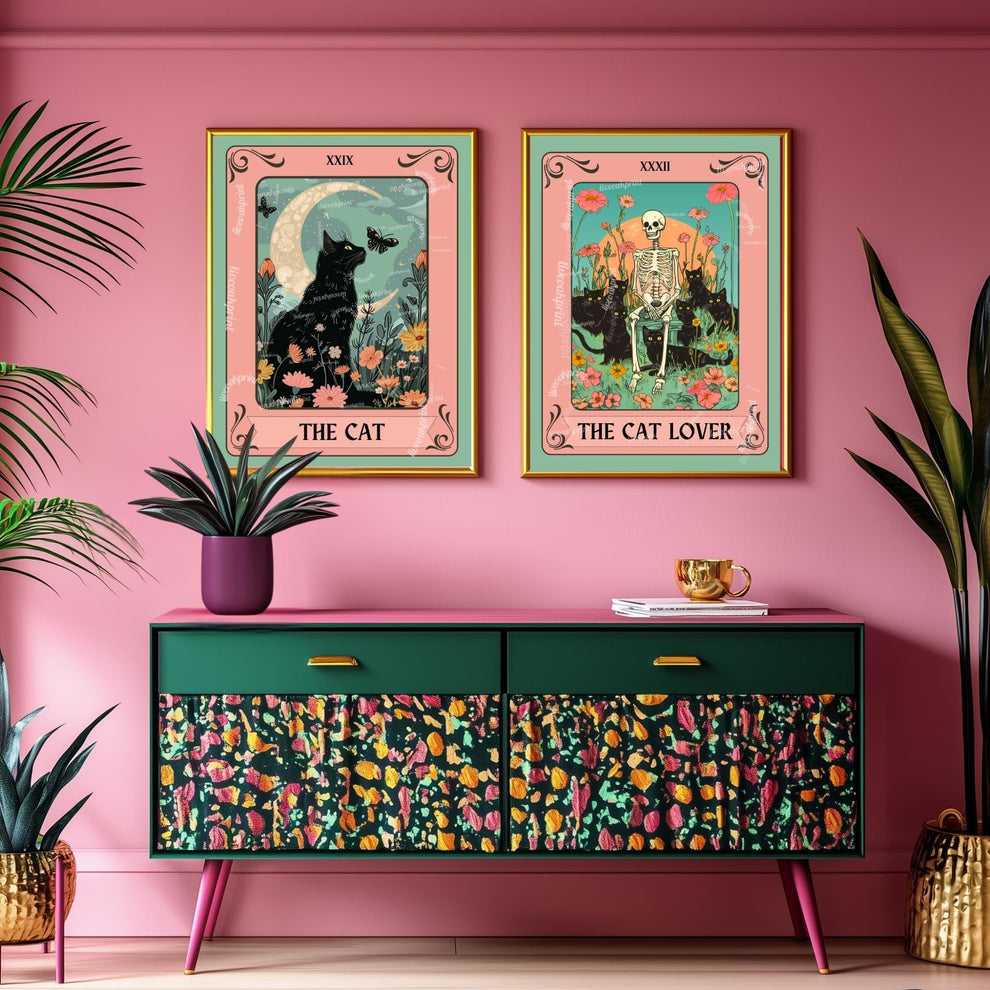The Cat Tarot Print
