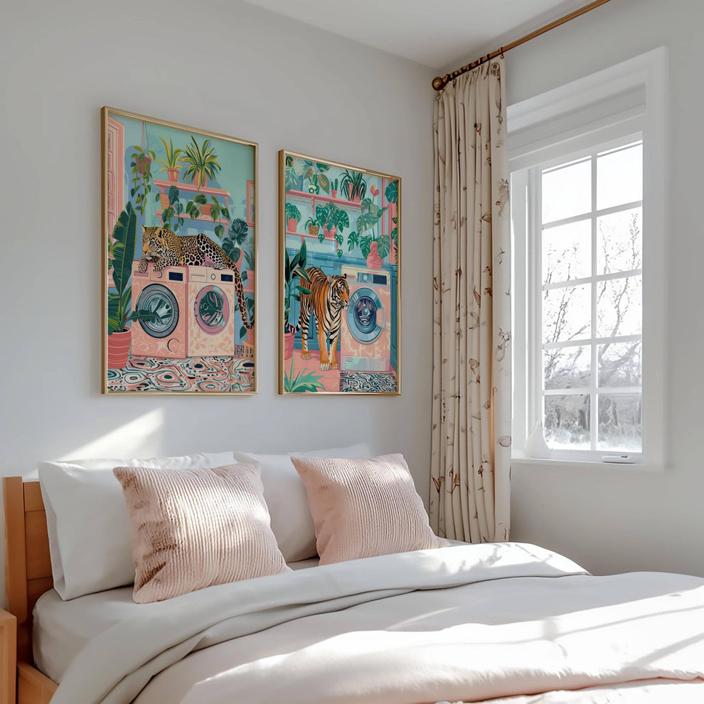 Laundry Leopard and Laundry Tiger Print Bundle