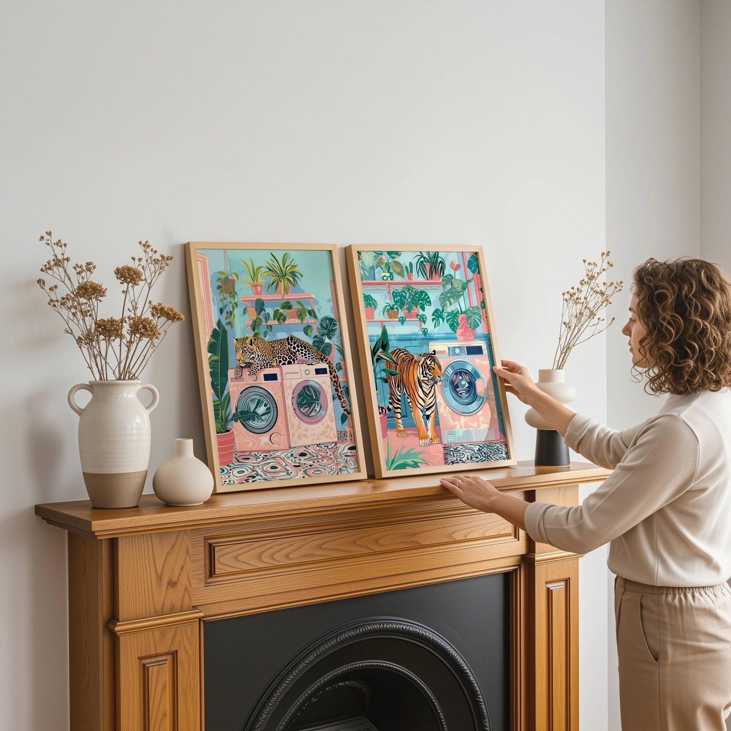 Laundry Leopard and Laundry Tiger Print Bundle