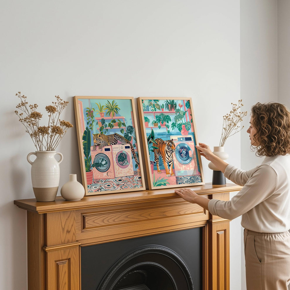 Laundry Leopard and Laundry Tiger Print Bundle