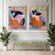 Set of Two Tuxedo Cats Wall Art