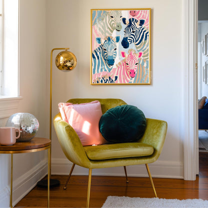 Zebra Art Print