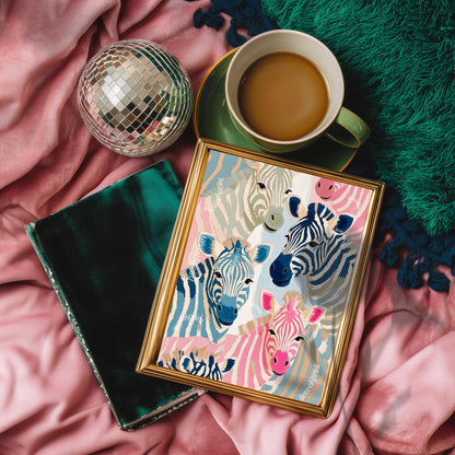 Zebra Art Print