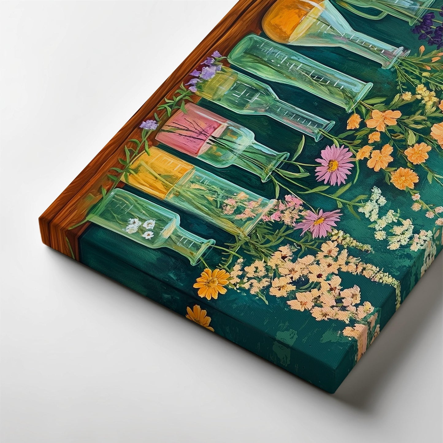 Flasks, Test Tubes & Wildflowers