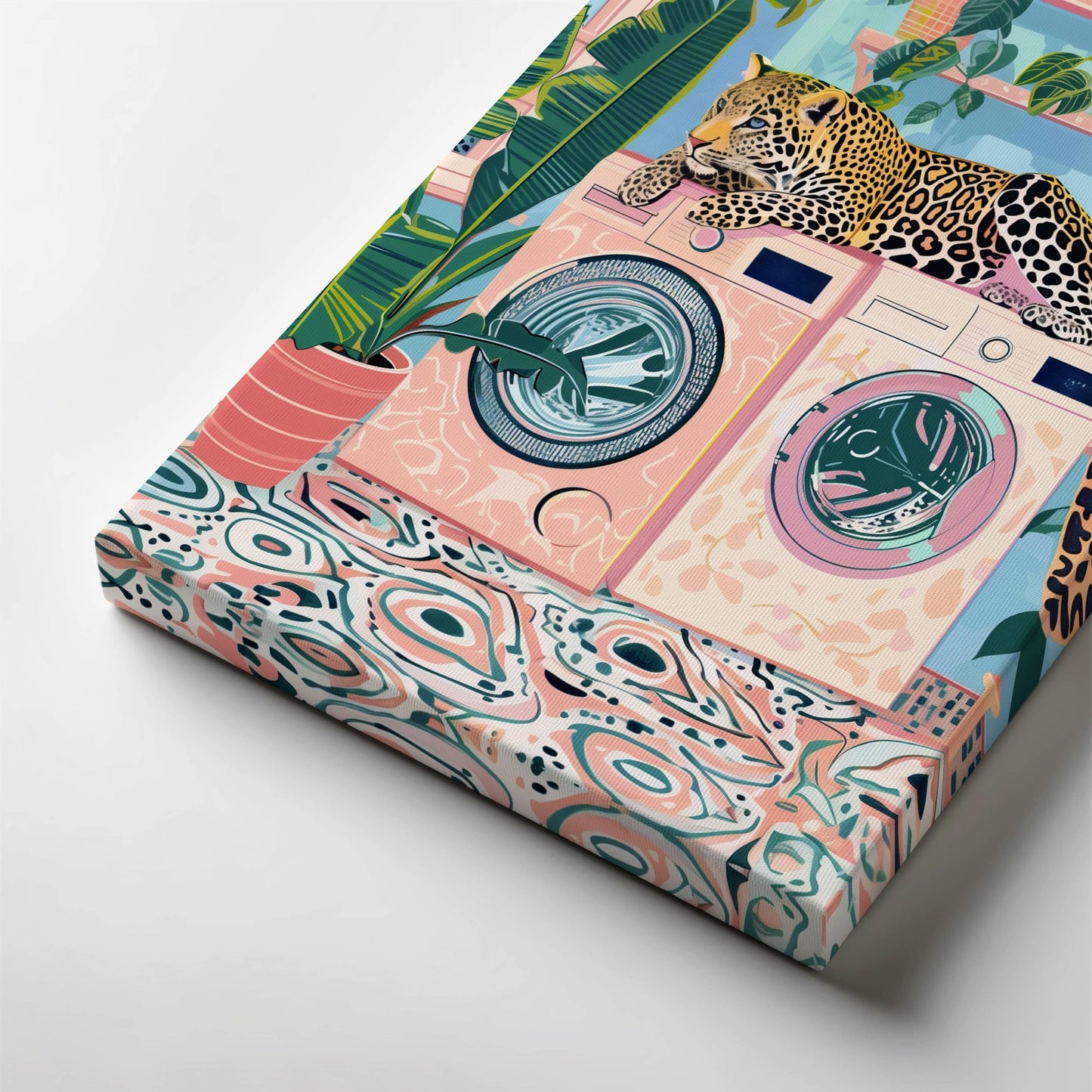 Laundry Leopard Wall Art