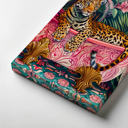 Leopard in a Bathtub Print