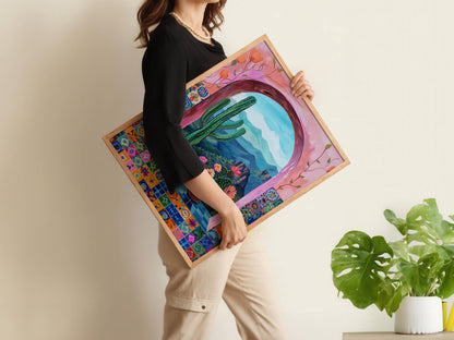 Mexican Cactus Print