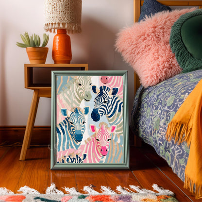 Zebra Art Print