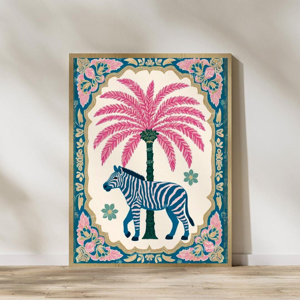 Set of 2 Art Prints Tropical Luxury Art