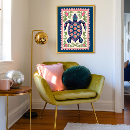 Turtle Art Print