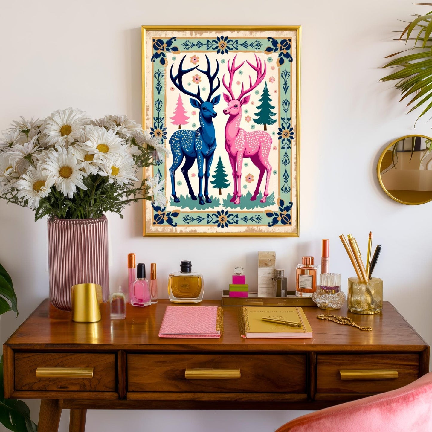 Reindeer Holiday Wall Art