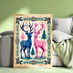 Reindeer Holiday Wall Art