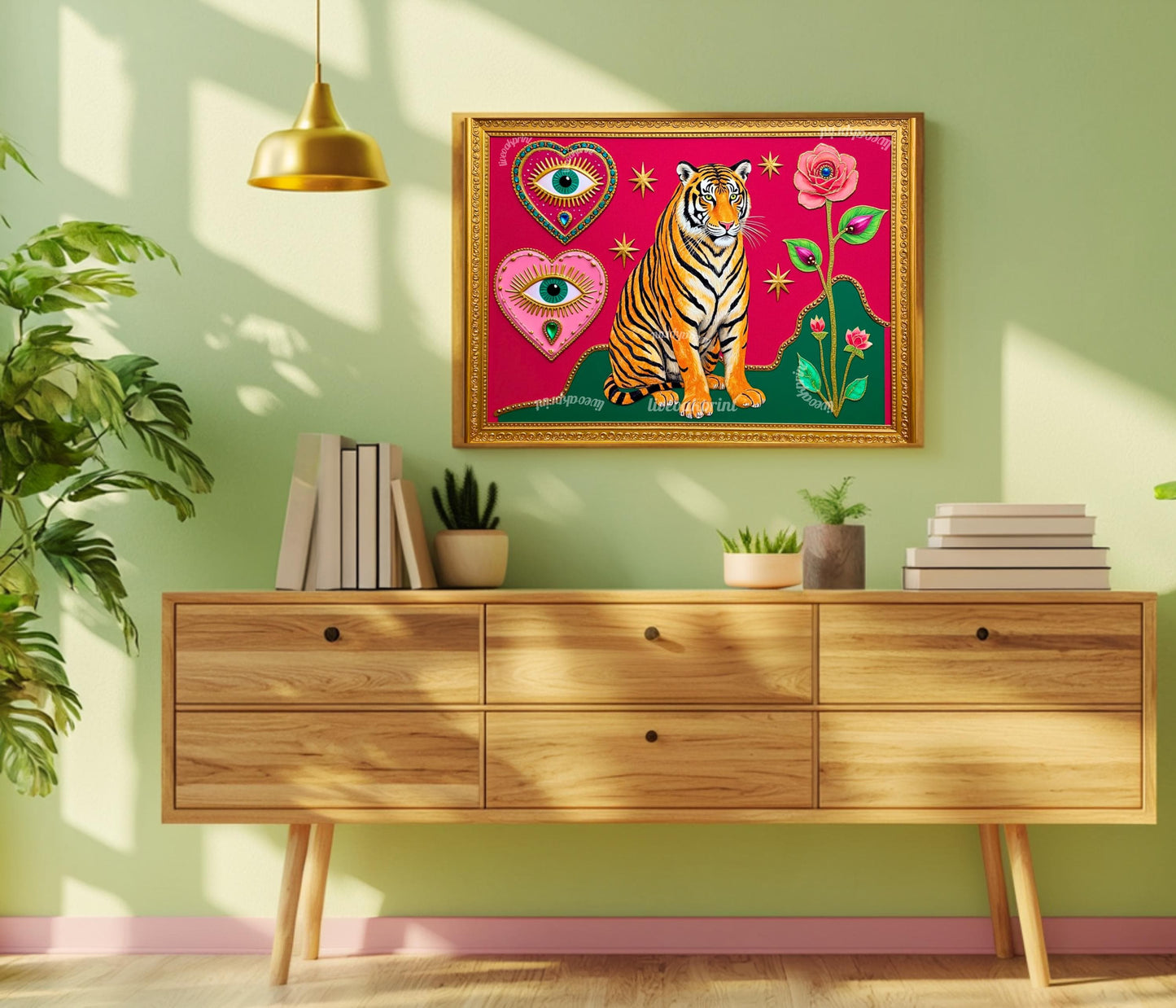 Mystical Tiger Art Print