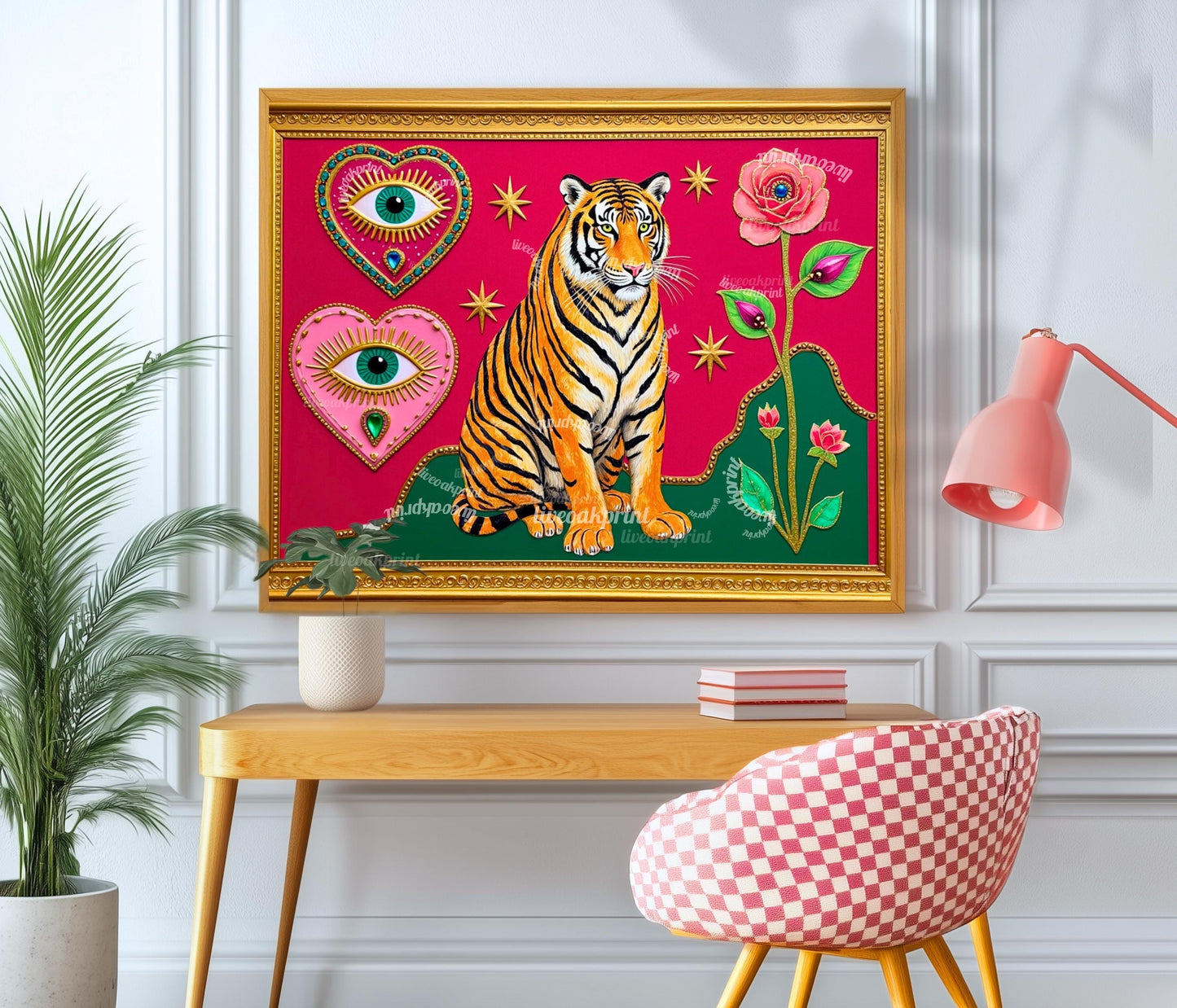 Mystical Tiger Art Print