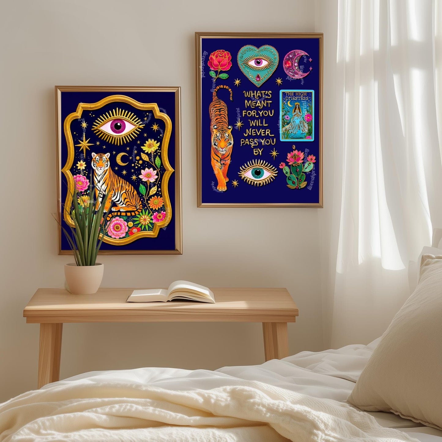 Mystical Tiger Art Print