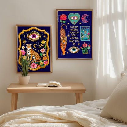 Mystical Tiger Art Print