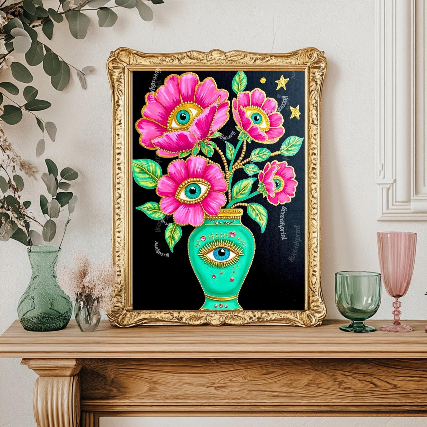 Mystical Flower Art Print