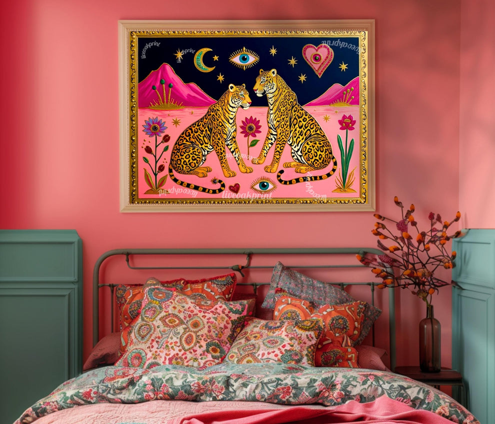 Sacred Leopard Art Print