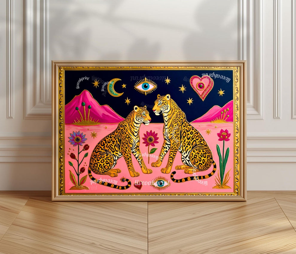 Sacred Leopard Art Print