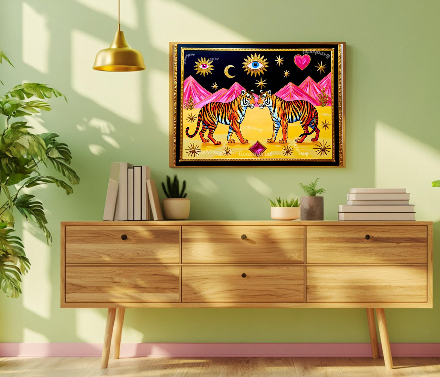 Surreal Tiger Wall Art