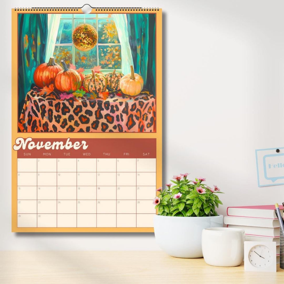 2026 Wall Calendar: Dopamine Decor - Funky Colorful Wall Calendar - Gift Idea for Friend, Mom, or Sister