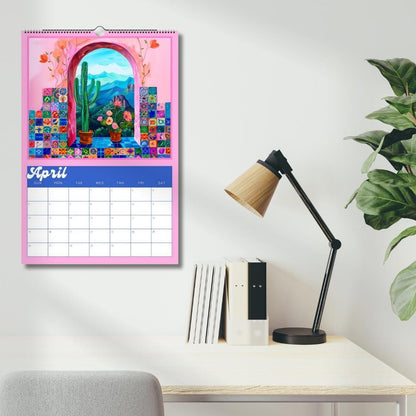 2026 Wall Calendar: Dopamine Decor - Funky Colorful Wall Calendar - Gift Idea for Friend, Mom, or Sister