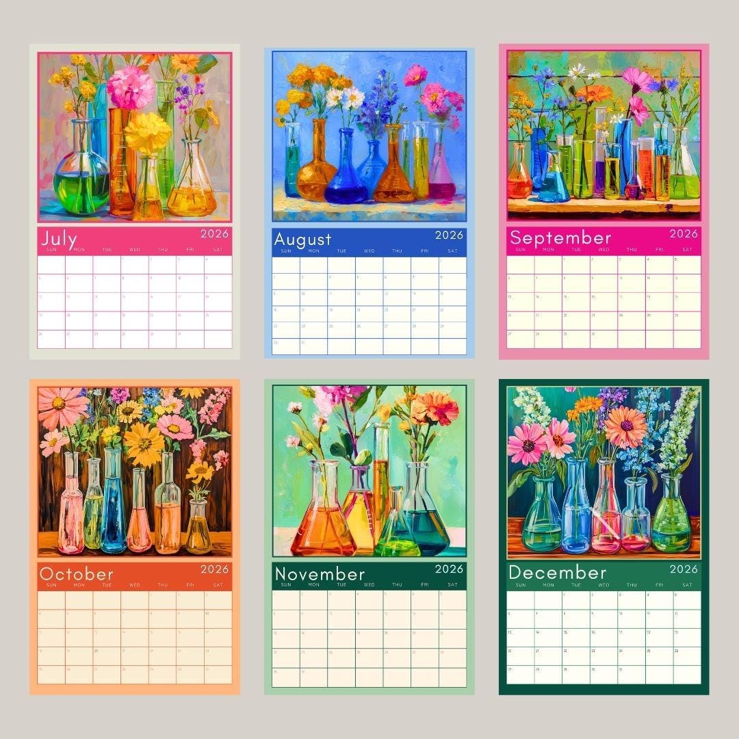 2026 Calendar: Science Is Beautiful