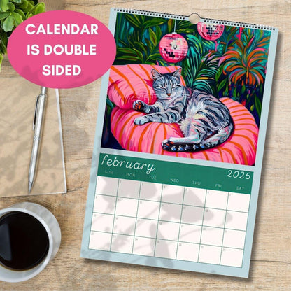 2026 Cat Calendar: Cozy Cats – Cat Lover Gift, Cute Cat Calendar, Cozy Home Décor for Cat Moms & Pet Lovers