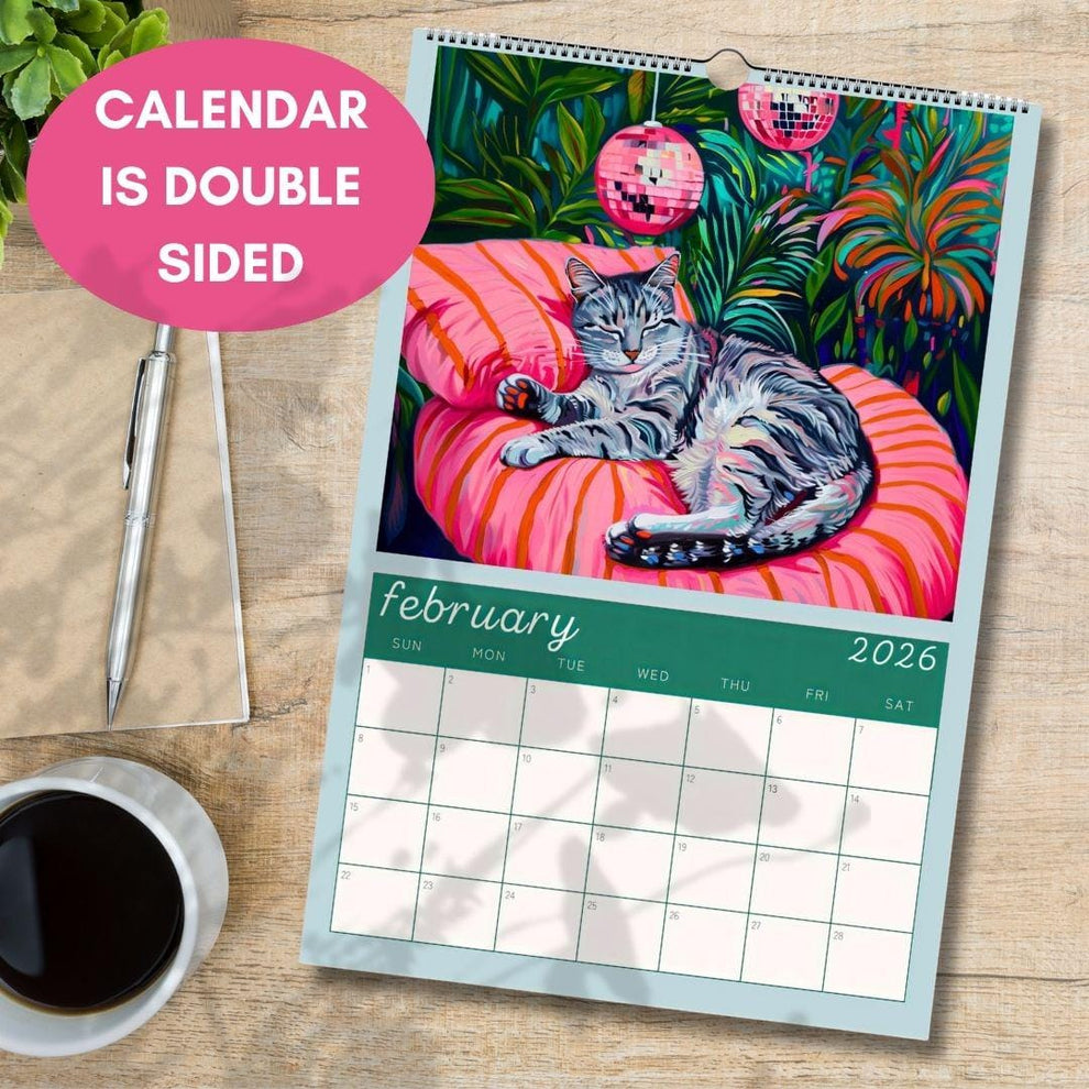2026 Cat Calendar: Cozy Cats – Cat Lover Gift, Cute Cat Calendar, Cozy Home Décor for Cat Moms & Pet Lovers