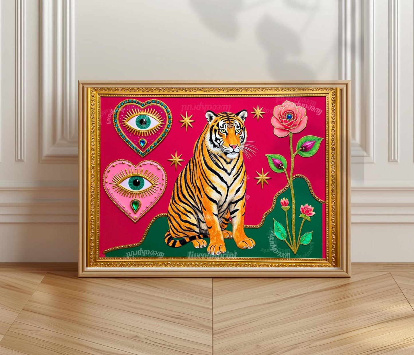 Mystical Tiger Art Print