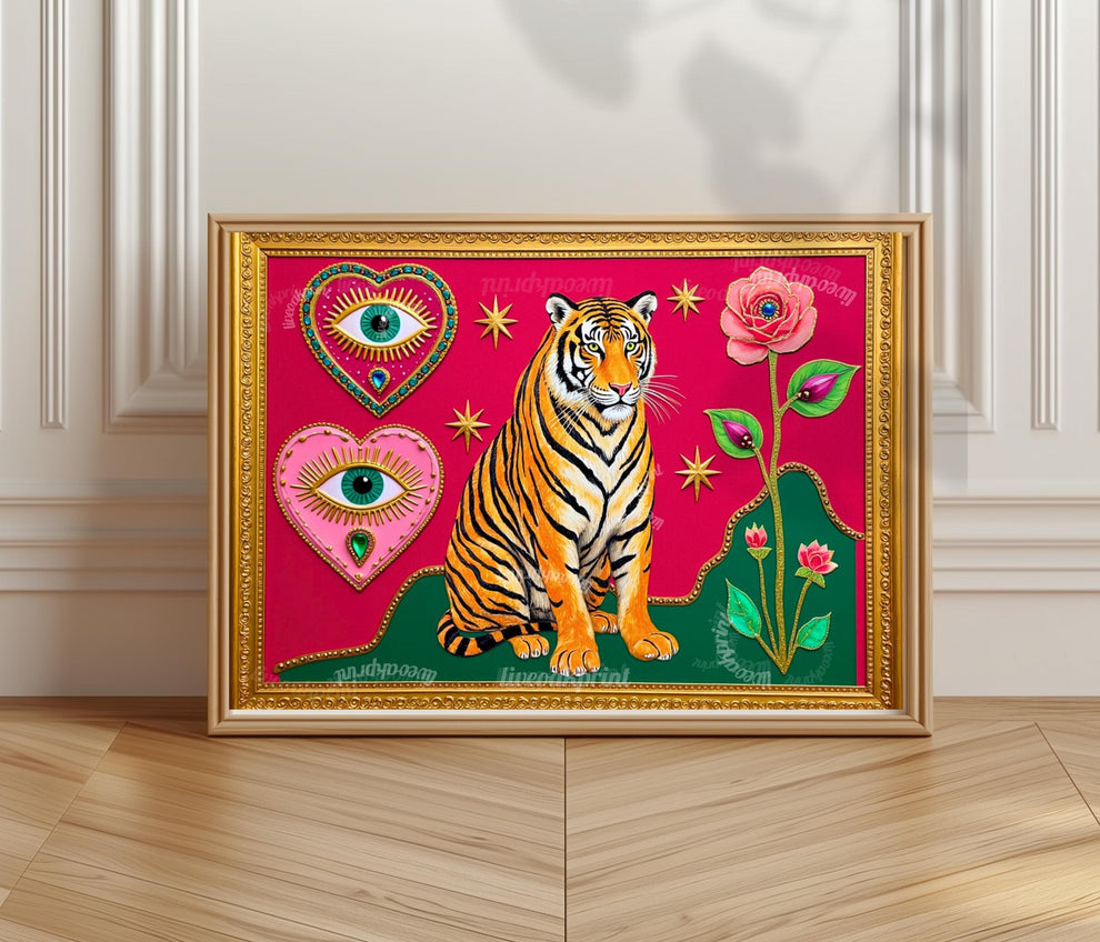 Mystical Tiger Art Print