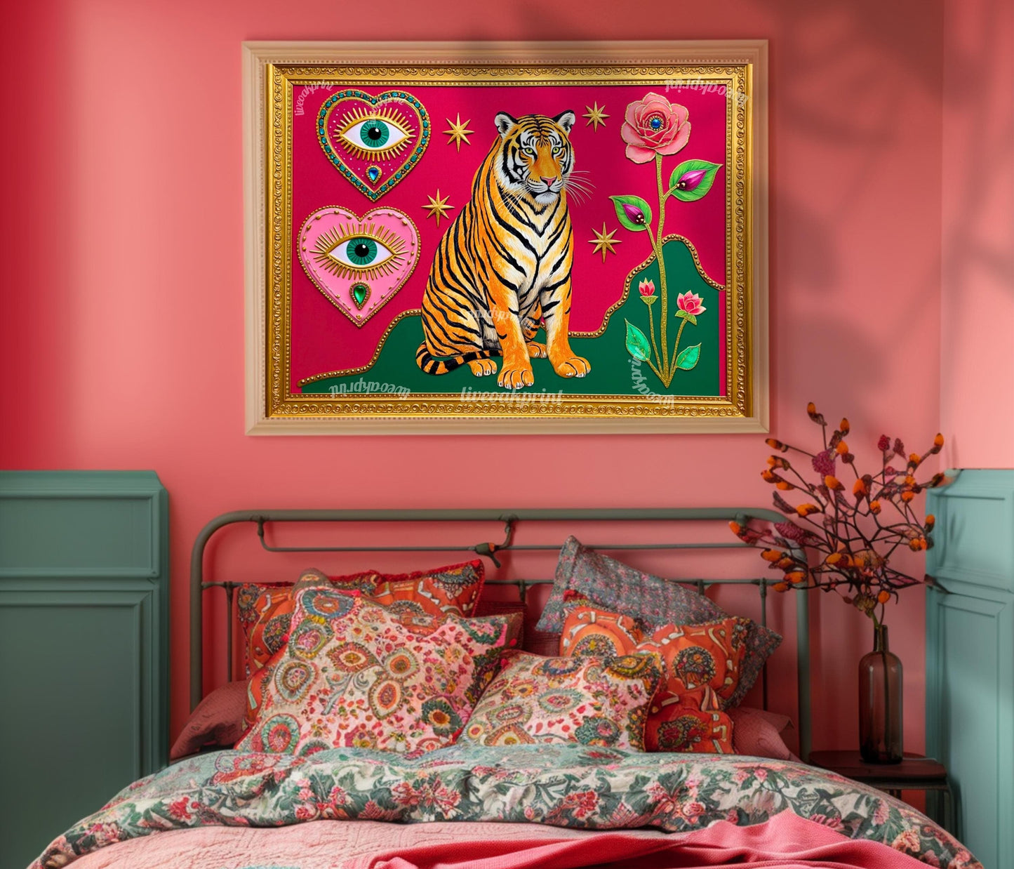 Mystical Tiger Art Print