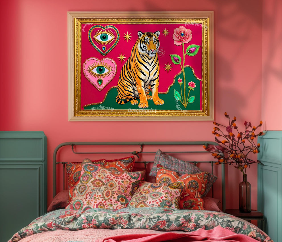 Mystical Tiger Art Print