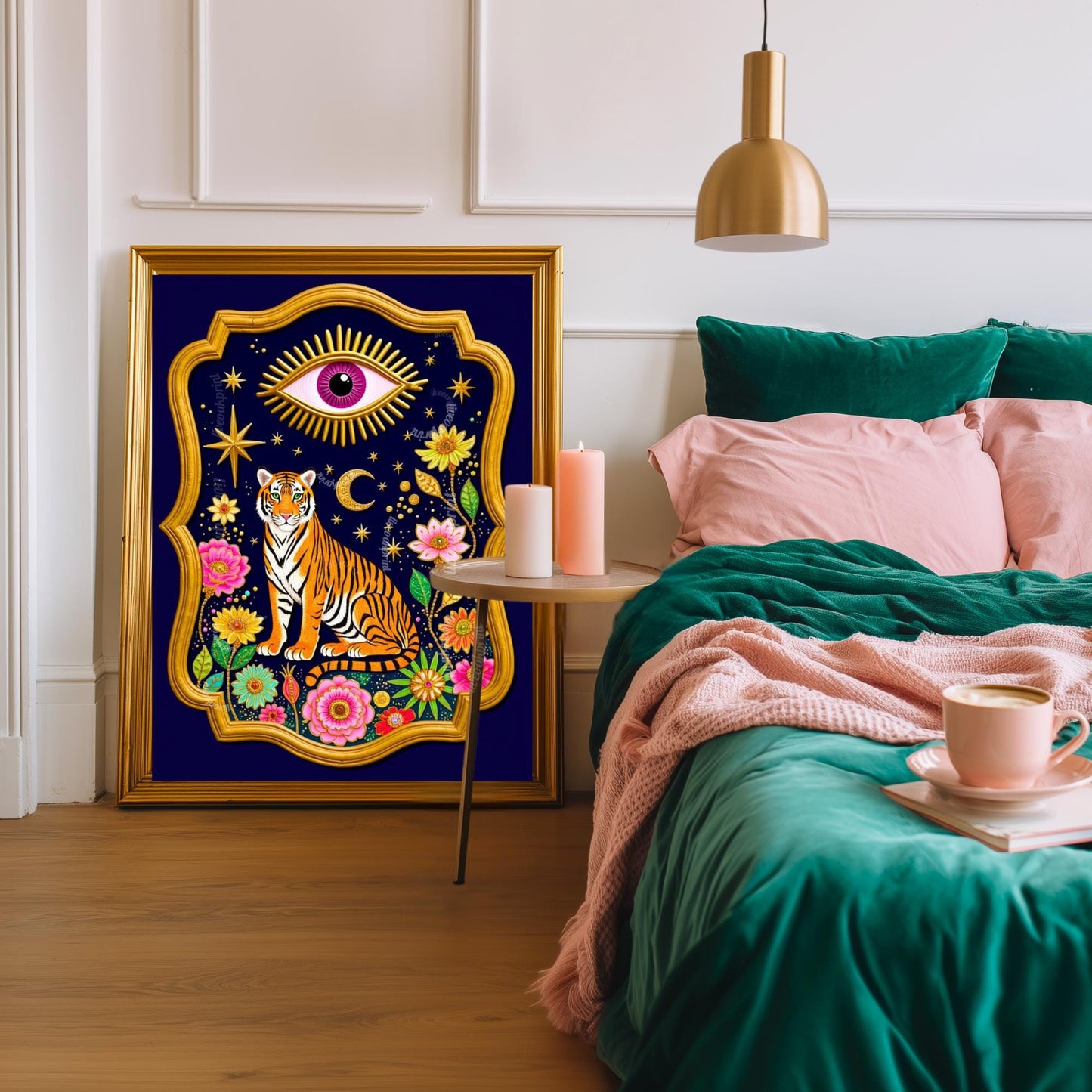 Mystical Tiger Art Print