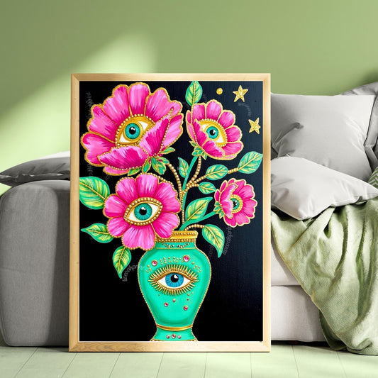 Mystical Flower Art Print
